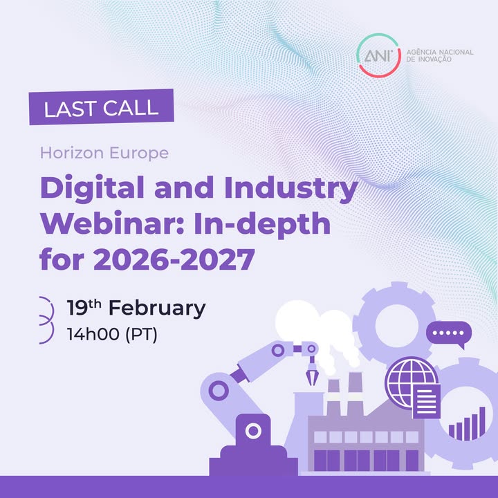 🚨 Last Call: Webinar Horizonte Europa – Programa de Trabalho 2026/2027