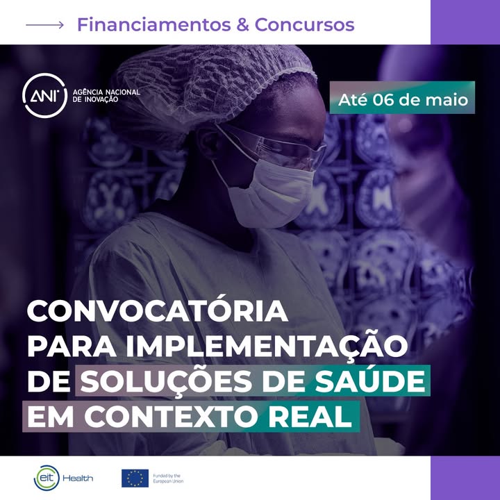 💡 A EIT Health lançou a call New Models to Deliver Healthcare 2026, com candidaturas