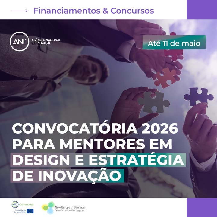 🚀 A EIT Community New European Bauhaus abriu a convocatória 2026 para mentores em design e