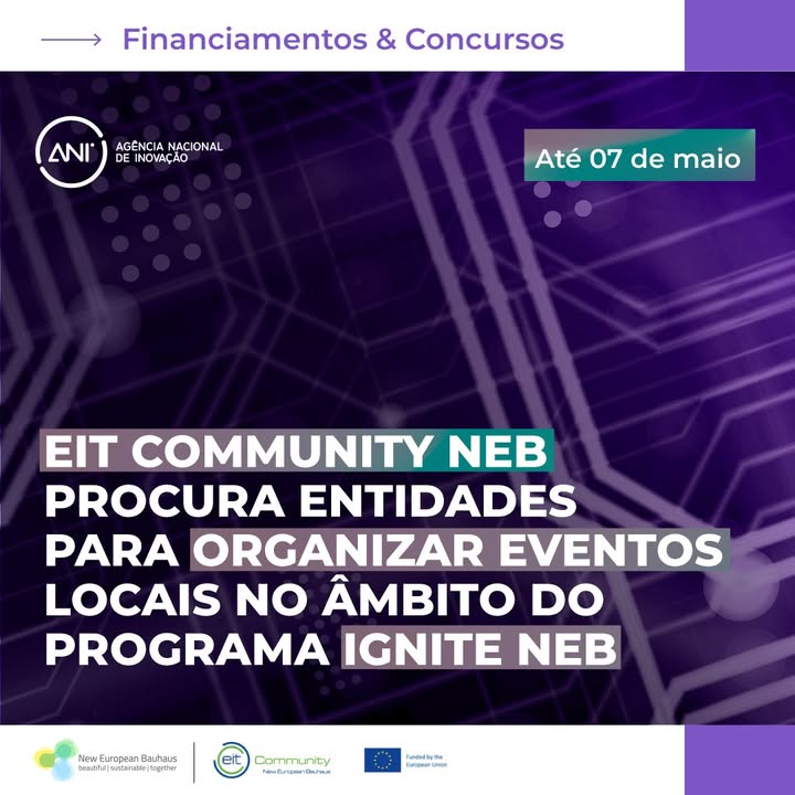 🔎 Estão abertas as candidaturas para entidades interessadas em organizar eventos locais no
