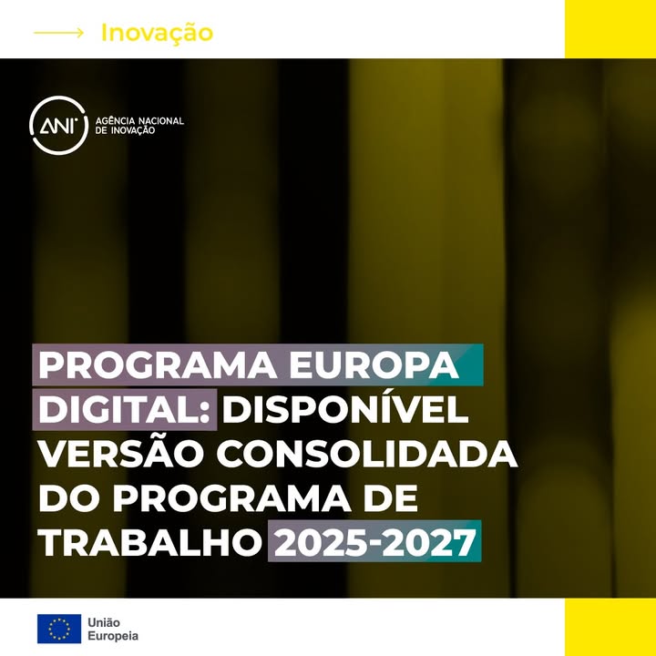 🚀 Já está disponível a versão consolidada do Programa de Trabalho 2025-2027 do Programa