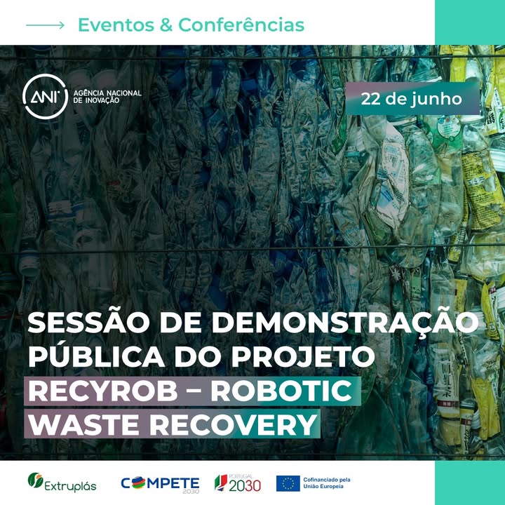 ♻️ Sessão de demonstração pública do projeto RECYROB – Robotic Waste Recovery