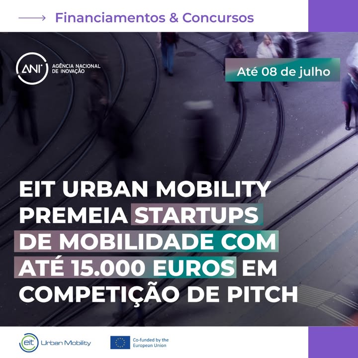 🚀 EIT Urban Mobility premeia startups de mobilidade com até 15.000 euros em competição de